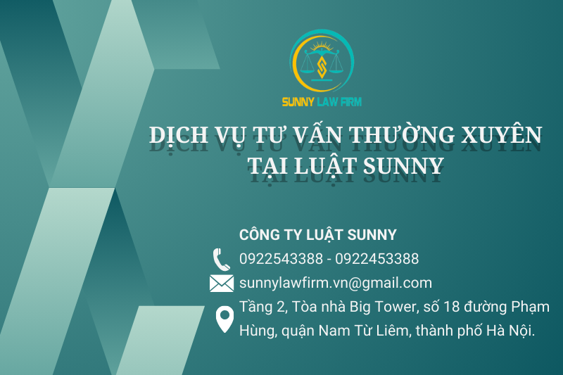 Dịch Vụ Tư Vấn Pháp lý Thường Xuyên Của Luật Sư Tại Luật Sunny 1 Dịch vụ tư vấn thường xuyên tại Luật Sunny