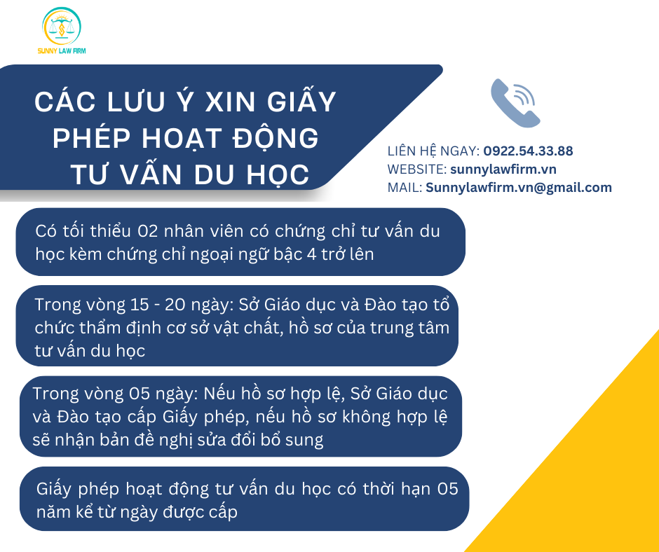 DỊCH VỤ XIN CẤP GIẤY PHÉP HOẠT ĐỘNG TƯ VẤN DU HỌC 13 5 8