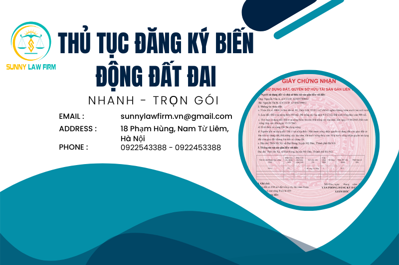 Thủ Tục Đăng Ký Biến Động Đất Đai Nhanh - Trọn Gói 1 Thủ tục đăng ký biến động đất đai