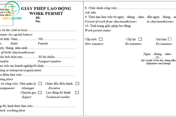 Giấy phép lao động cho người Đài Loan làm việc tại Việt Nam 2024 4 Giấy phép lao động cho người Đài Loan làm việc tại Việt Nam