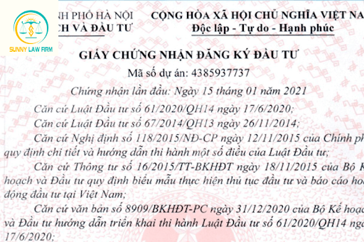 Giấy Chứng Nhận Đăng Ký Đầu Tư Cấp Cho Ai? 1 Giấy Chứng Nhận Đăng Ký Đầu Tư Cấp Cho Ai?